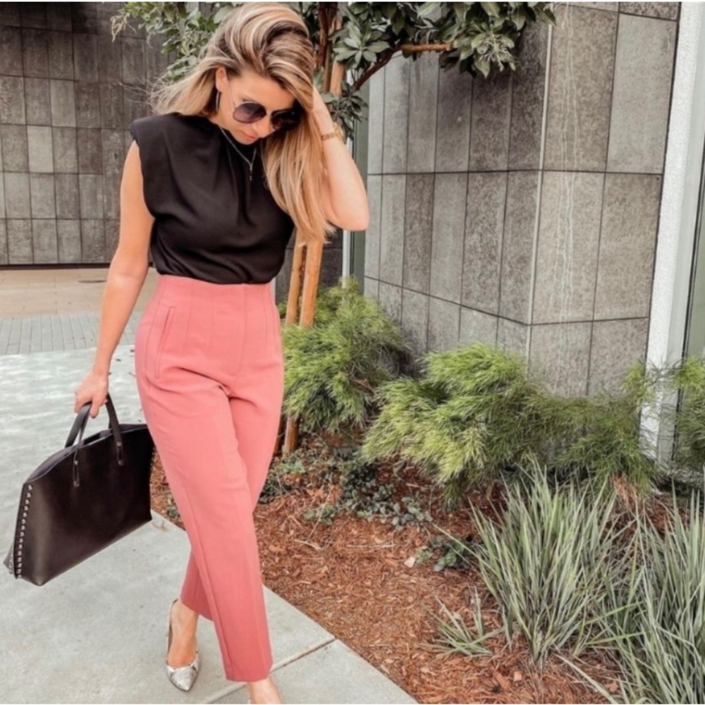 ✨ Zara High Waisted Work Pants SMALL NWT TikTok IG famous!!! RARE ✨